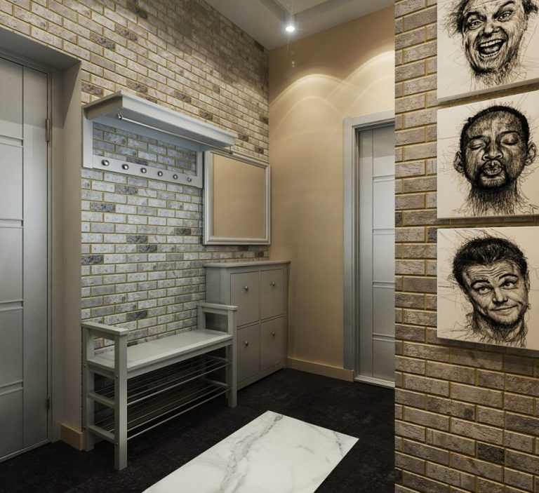 Прихожая в стиле лофт - 90 фото обустройства современного интерьера